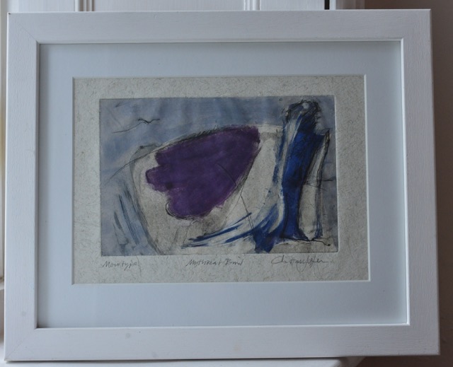 Lot 25 Catherine Harvey Jefferson		'Mythical bird'	Monoprint	27x19cm. 	 reserve &pound;100. catherineharveyjefferson.com