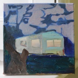 Marie-Claire hamon, A rural place, oil on canvas, 20x20cm unframed.JPG